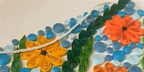 Introduction to Paper Quilling craft workshop in Montgomery County, Md.