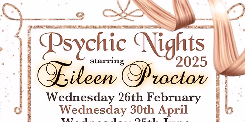 The Greyhound (Old Higham Village) Psychic Night with the amazing Eileen Proctor