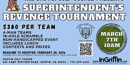 3rd Annual Superintendent\u2019s Revenge Tournament