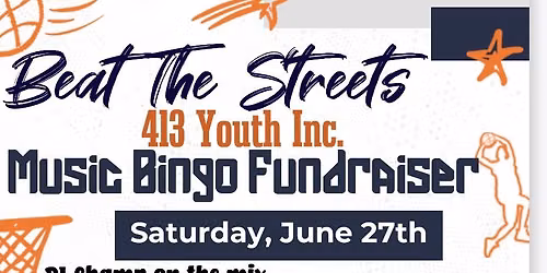 Beat The Streets 413 Music Bingo Fundraiser 