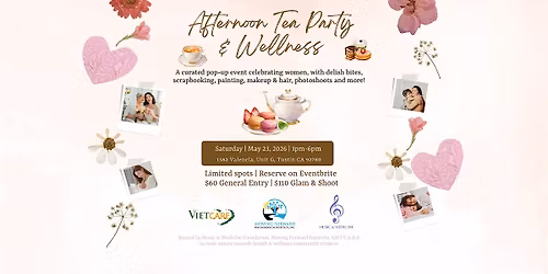 Date With Mom: Afternoon Tea Party, Wellness Activities, Glam & Shoot