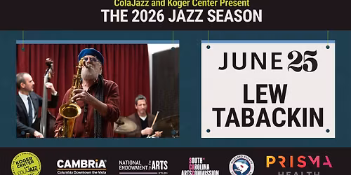 ColaJazz and Koger Center Present: Live in the Lobby Jazz with Lew Tabackin