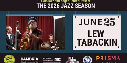 ColaJazz and Koger Center Present: Live in the Lobby Jazz with Lew Tabackin