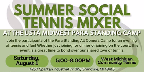USTA Midwest Para Standing Tennis Social