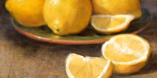 Acrylic Painting for Adults: Lemon Still Life