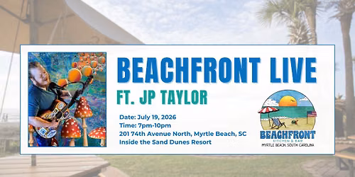 Beachfront Live ft\/ JP Taylor