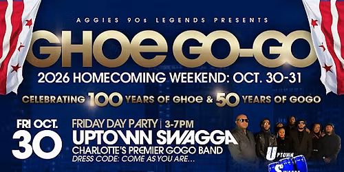 GHOE GO-GO WEEKEND 2026