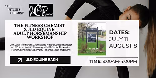 The Fitness Chemist x JLD Equine: Adult Horsemanship Workship