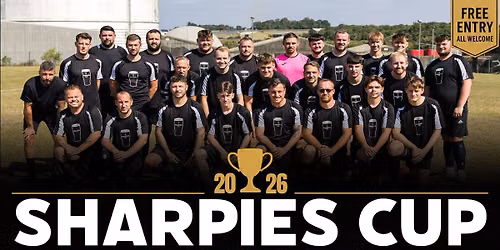 Sharpies Cup charity football match. - in partnership with Premier Logos