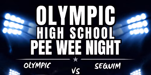 Olympic High School Pee Wee Night \ud83c\udfc8 \ud83d\udce3