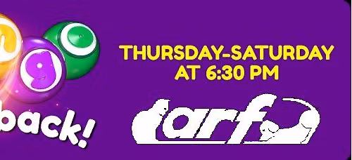 Bingo at Arf - Animal Rescue Foundation bingo.