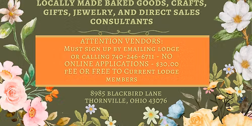 SPRING VENDOR - CRAFT EVENT