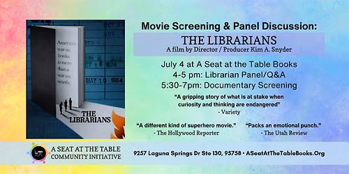 Movie Screening & Panel Discussion: The Librarians