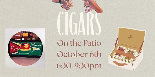 Wine Whiskey and Cigars on the Patio