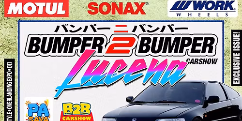 Lucena:  Bumper 2 Bumper Carshow x Off-Road Show x Bike 2 Bike Show