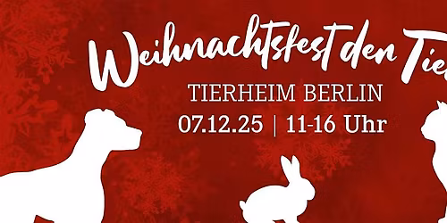 Weihnachtsfest der Tiere - Tierheim Berlin - BUS SHUTTLE Hinfahrt