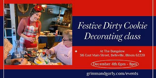 Festive Dirty Cookie Decorating Class