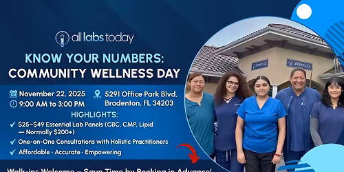 Know Your Numbers: Community Wellness Day!