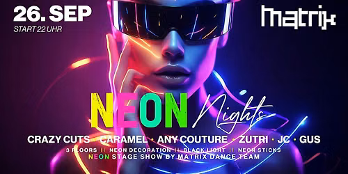 Matrix Club Berlin "Saturday" 26.09.2026