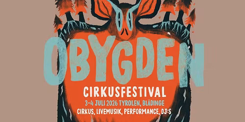 OBYGDEN CIRKUSFESTIVAL 2026
