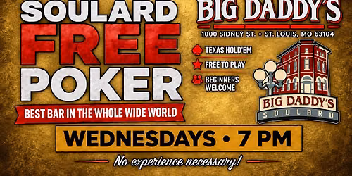 FREE Texas Hold'em Poker Night - Big Daddy's Soulard