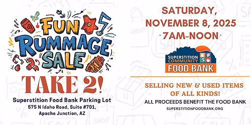 Fun Rummage Sale TAKE 2!