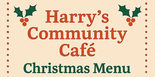 Harry\u2019s Christmas menu