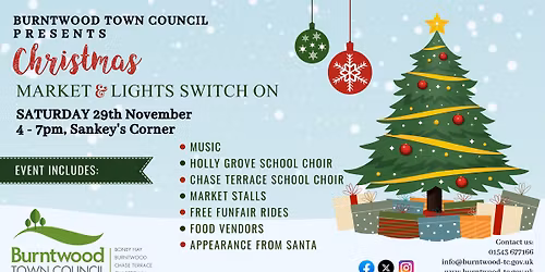 Sankey's Corner Christmas Market and Lights Switch On