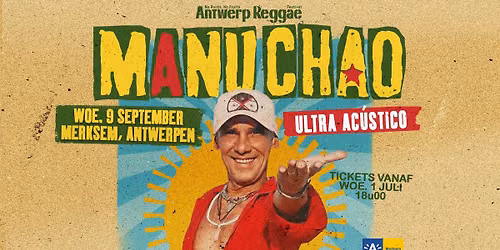 Manu Chao : Ultra Acustico @ Merksem, Antwerpen