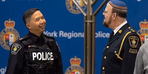 York Regional Police Community Menorah Lighting Ceremony