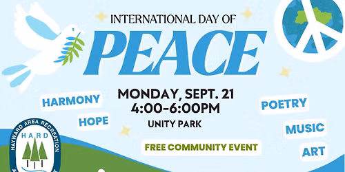 International Day of Peace - Music, Art, Hope & Harmony