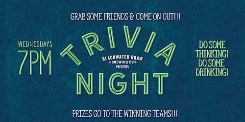 BWD Trivia Night - Wednesdays