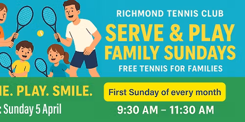 Serve & Play Family Sundays \u2013 Free Family Tennis