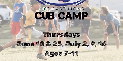 2026 Cub Camp - ages 7-11