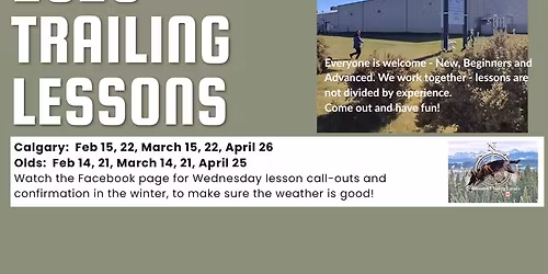 FULL Trailing Lessons Olds AB Area