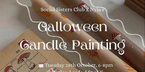 Galloween Candle Painting