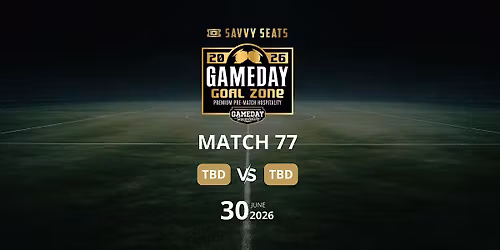 Match 77 Game Day Goal Zone by Savvy Seats