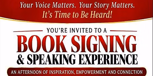 So You Think You Can't Speak? FREE Confidence Training & Book Signing