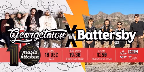 GEORGETOWN & BATTERSBY live at The Music Kitchen 18th Dec 2026