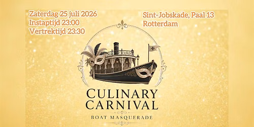 Culinairy\u00a0Carnival Boat Masquerade
