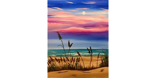 Twilight Walk on the Beach - Paint and Sip in Chicago | Classpop!\u2122