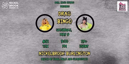 Drag Bingo at Nickelbook Brewery Burlington!