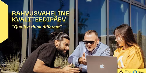 Rahvusvaheline kvaliteedip\u00e4ev "Quality: think different" 13.11 TALLINN