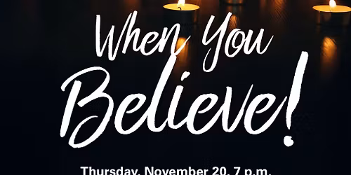 Bradenton Symphony Orchestra: When You Believe!