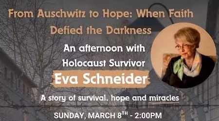 From Auschwitz to Hope: Holocaust Lecture