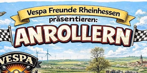 Anrollern mit den Vespa Freunden Rheinhessen