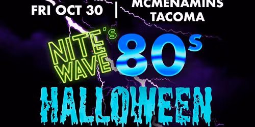 Nite Wave 80's Halloween Party