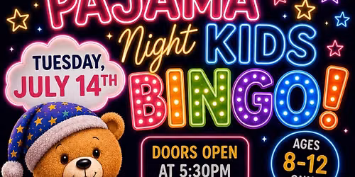 Kids Bingo Pajama Night!