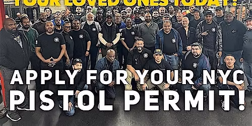 NYPD Pistol Permit 16 Hour CCW  Course w\/ 2 Hour Live Fire June 6 & 7, 2026