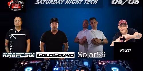 Saturday Night Tech Press: Golds\u00f8und & Solar59 & Krafcsik &Pozsi